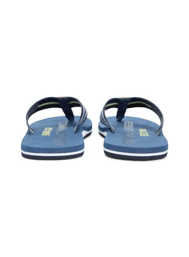 Tommy Hilfiger Aegean Sea Webbing Strap Logo Flip-Flops for Men | Best Price UAE