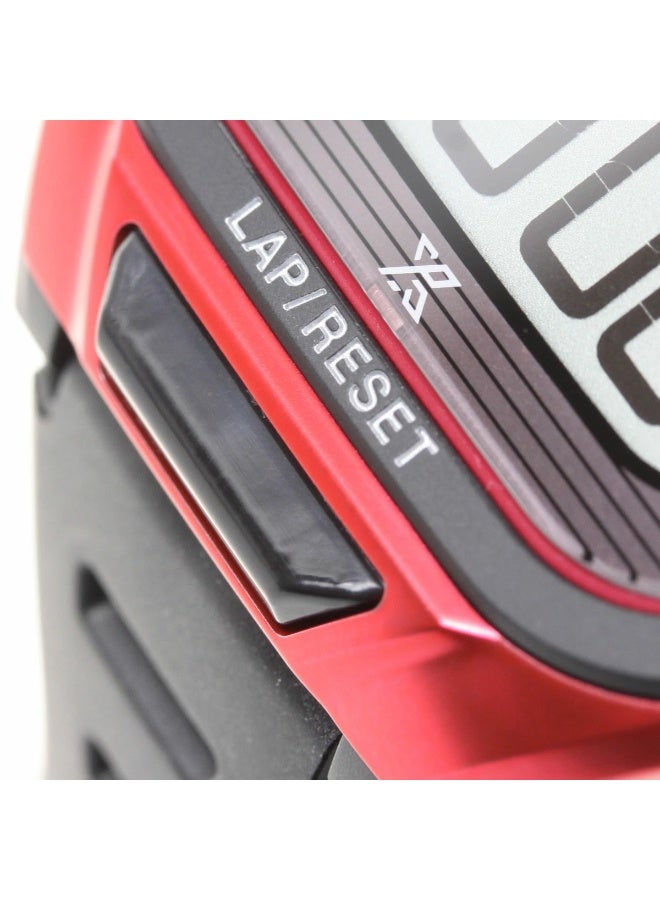 Seiko Prospex Solar Men’s Watch SBEF047, 43.7mm Red Digital Dial, Black Resin Strap, 100 m WR - Image 3