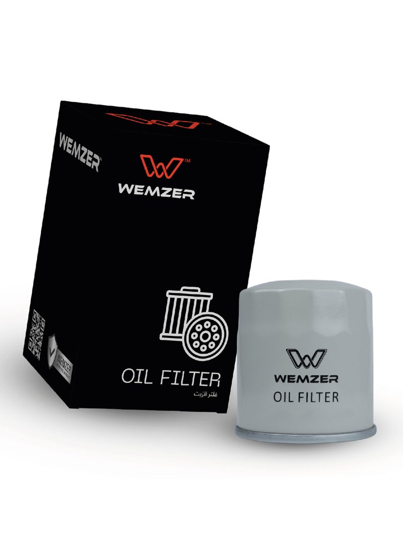 WEMZER INDUSTRIES Premium Oil Filter |26300-35505-WZ| Compatible With: Hyundai, Kia (Find Fitting Compatibility in Description)  - Image 1