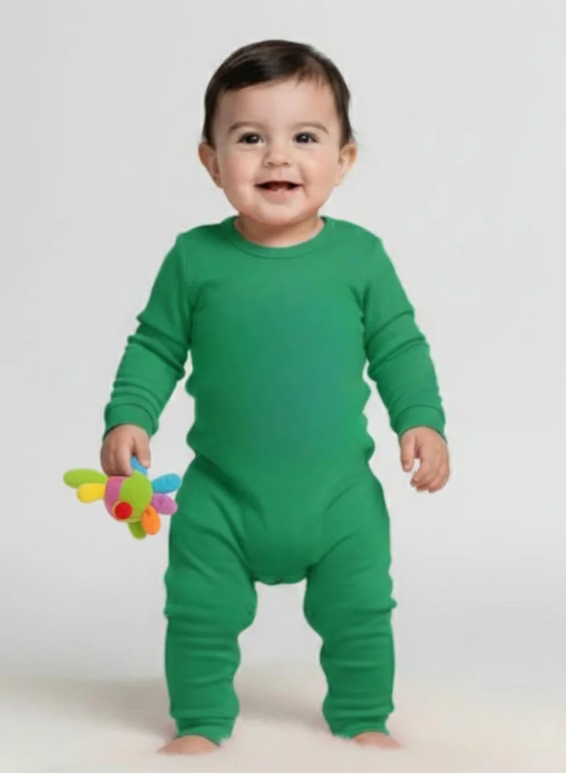 بيبي كلو Premium Plain Unisex Baby Romper