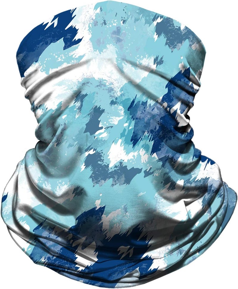 Doerix Neck Gaiter Face Mask Reusable, Cloth Face Masks Bandana Balaclava Cover Scarf Shield - Image 1