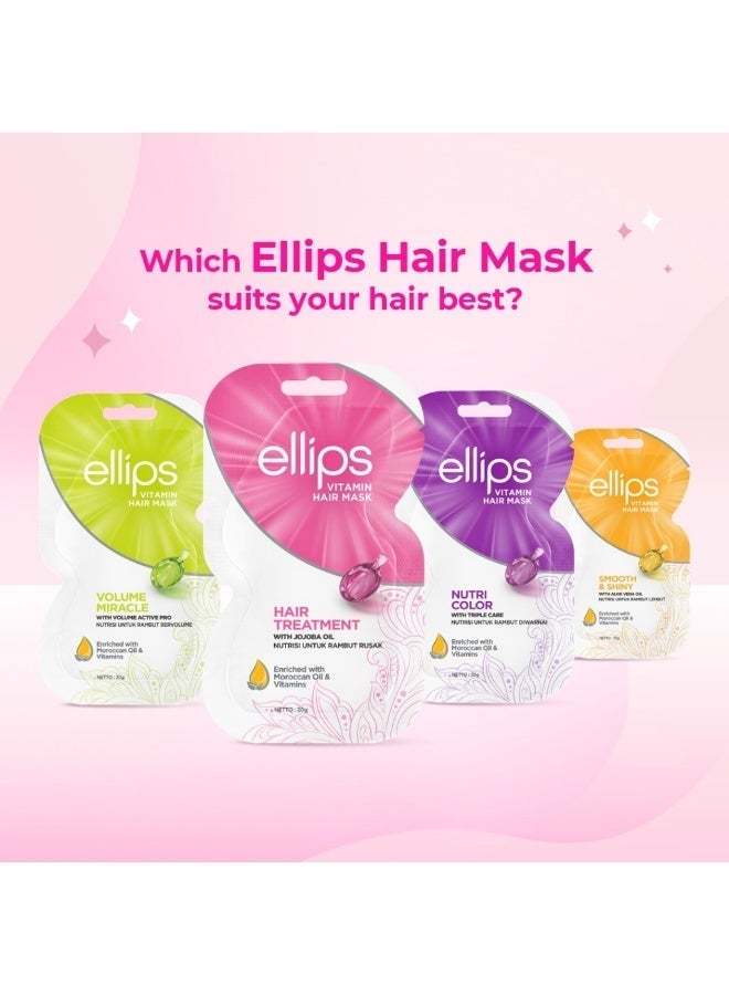 Ellips Hair Mask Volume Miracle 20g (Pack of 4) - Image 4