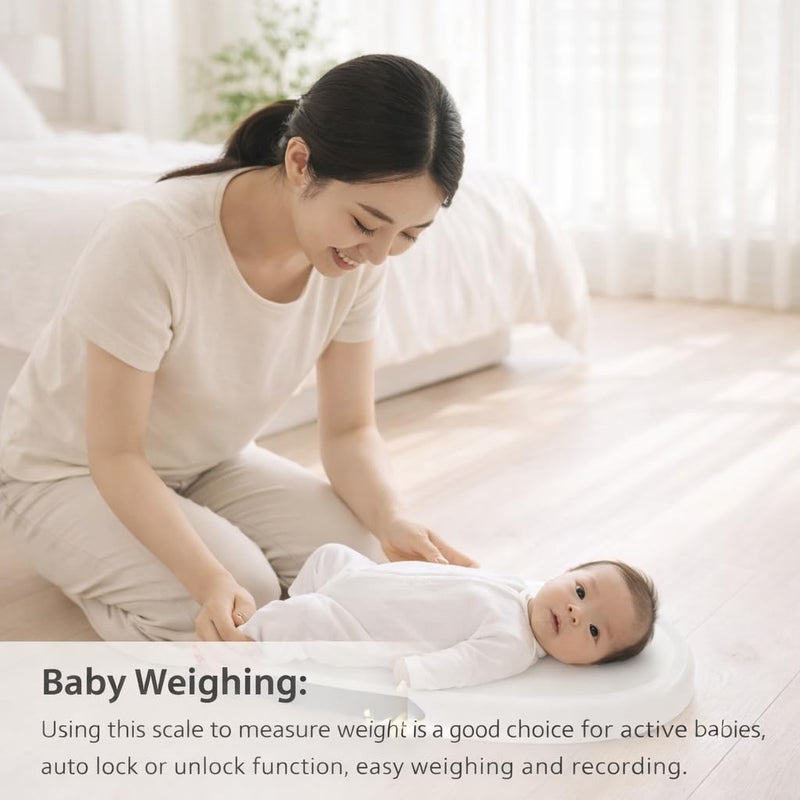 Keenso Baby Weight Scale, 44lb / 20kg Multi Purpose Household Ergonomic Digital Scale for Infants Toddlers, Puppy, Cat - Image 5