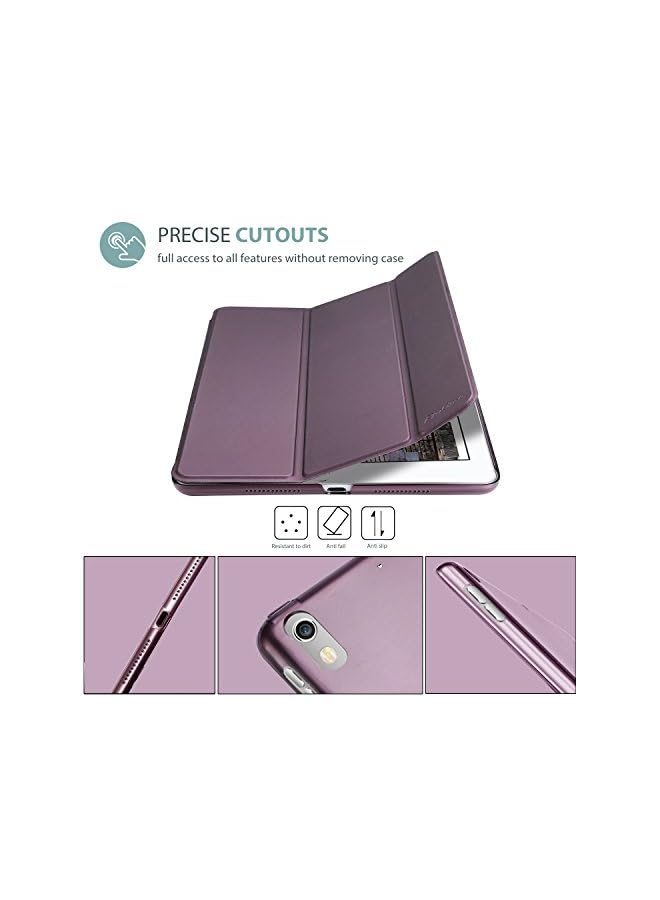 Procases For Ipad Air 3Rd Generation 10.5" 2019 / Ipad Pro 10.5" 2017, Smart Slim Stand Case Cover With Translucent Frosted Back For Ipad Air 3, Auto Sleep/Wake -Purple - Image 2