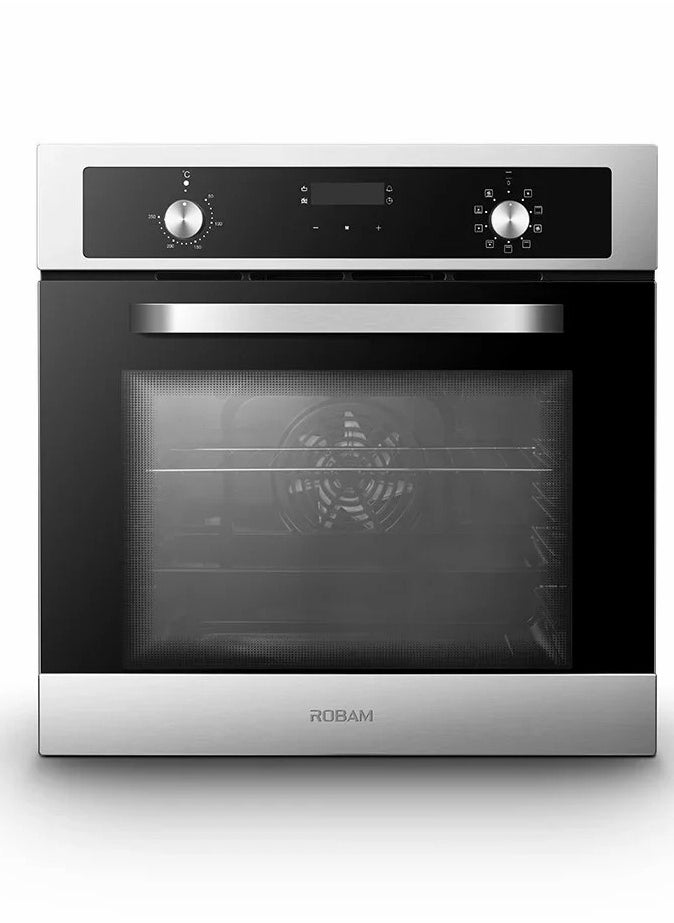 ROBAM Built-in Electric Oven Robam R313 – 60cm, 9 Cooking Functions, 60L Capacity, Double Glass Door, Knob Control with LED Display  - Image 1