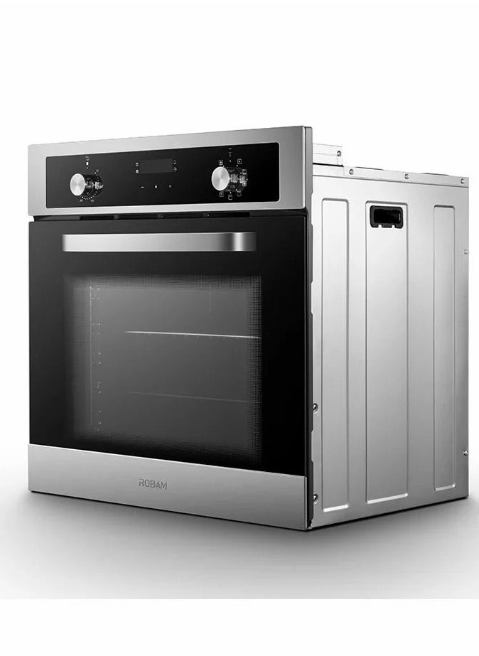 ROBAM Built-in Electric Oven Robam R313 – 60cm, 9 Cooking Functions, 60L Capacity, Double Glass Door, Knob Control with LED Display  - Image 4