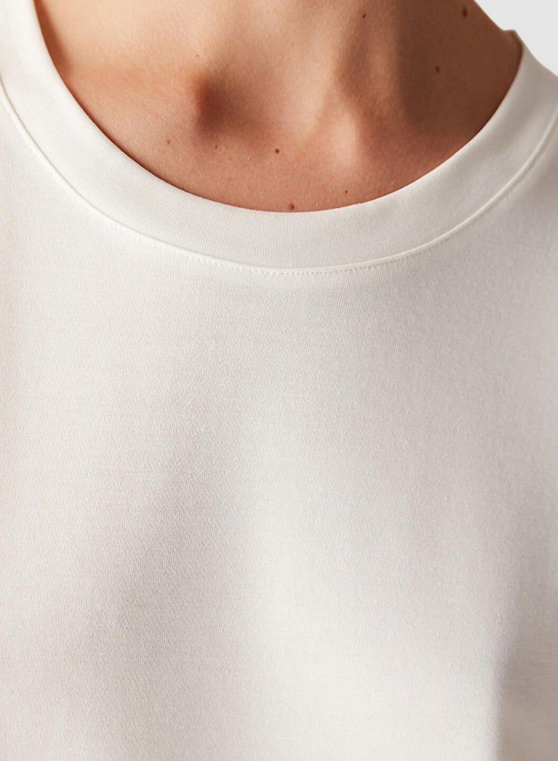 Penti Basic White Regular Fit T-Shirt - Image 3