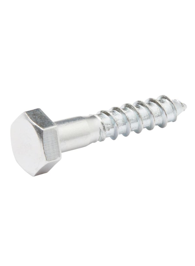 Zinc Plated Carbon Steel Hex Coach Screw Pack 6 X 30 Mm 200 Piece