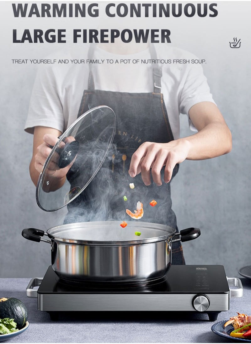 DSP Home Portable Electric Stove Infrared Hot Plates Glass Cooktop Multifunction Digital Thermal Cooking Stove  - Image 5