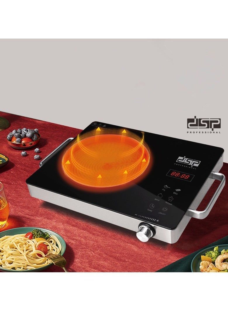 DSP Home Portable Electric Stove Infrared Hot Plates Glass Cooktop Multifunction Digital Thermal Cooking Stove  - Image 2