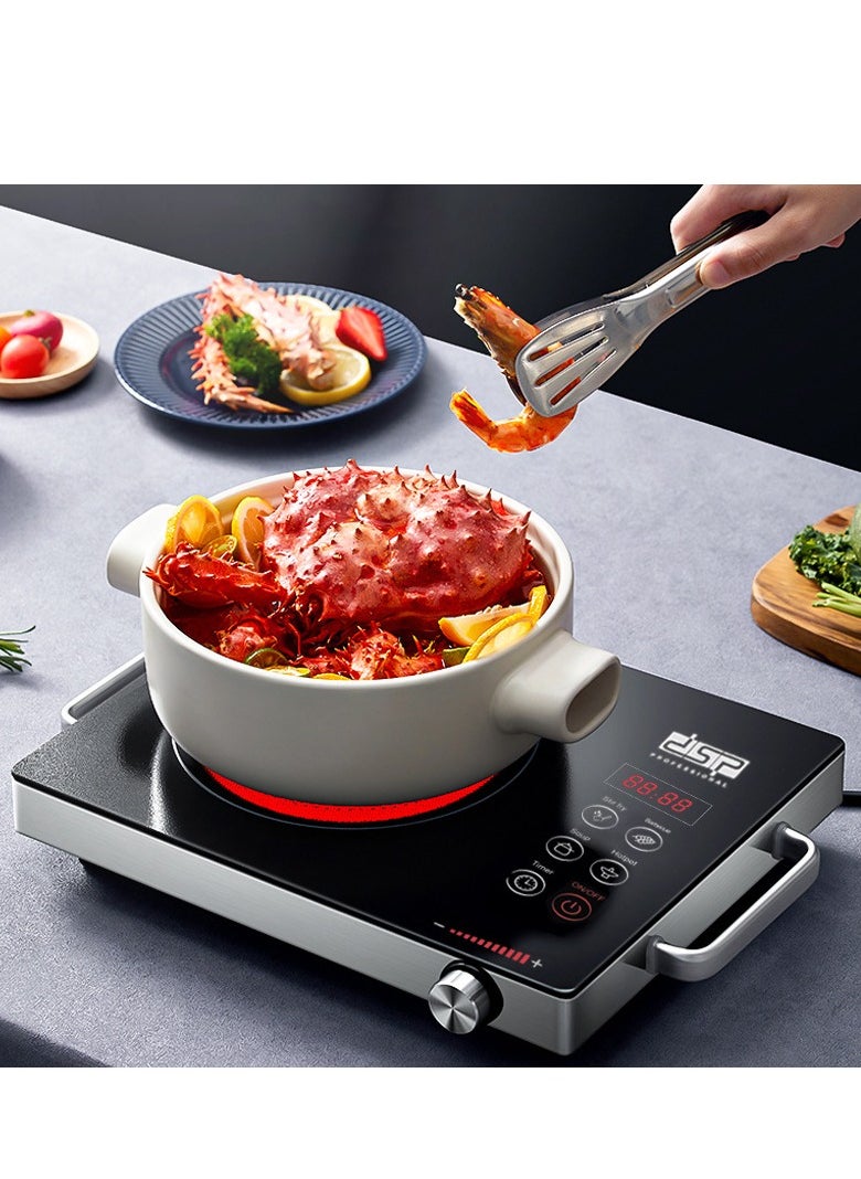 DSP Home Portable Electric Stove Infrared Hot Plates Glass Cooktop Multifunction Digital Thermal Cooking Stove  - Image 1