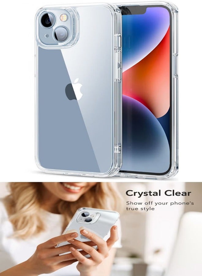 X-level Clear Case for iPhone 13, [Not Yellowing] [Camera Protection] [ Grade Drop Tested] Transparent Shockproof Protective Phone Case Soft Silicone Slim Cover, 6.1 inch, Transparent - Image 2