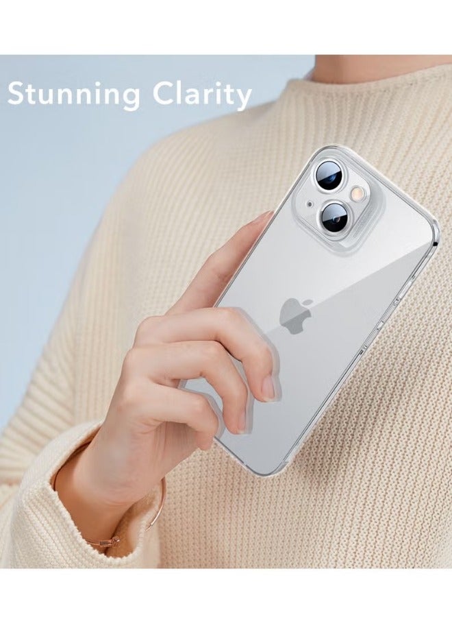 X-level Clear Case for iPhone 13, [Not Yellowing] [Camera Protection] [ Grade Drop Tested] Transparent Shockproof Protective Phone Case Soft Silicone Slim Cover, 6.1 inch, Transparent - Image 4