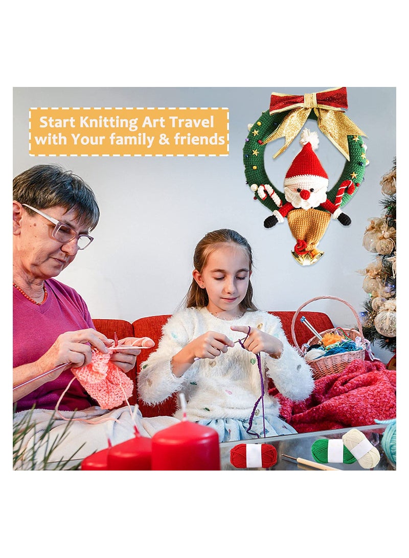 SOLARAE 12 قطعة من خيوط الأكريليك الناعمة للحياكة والكروشيه DIY - Image 3