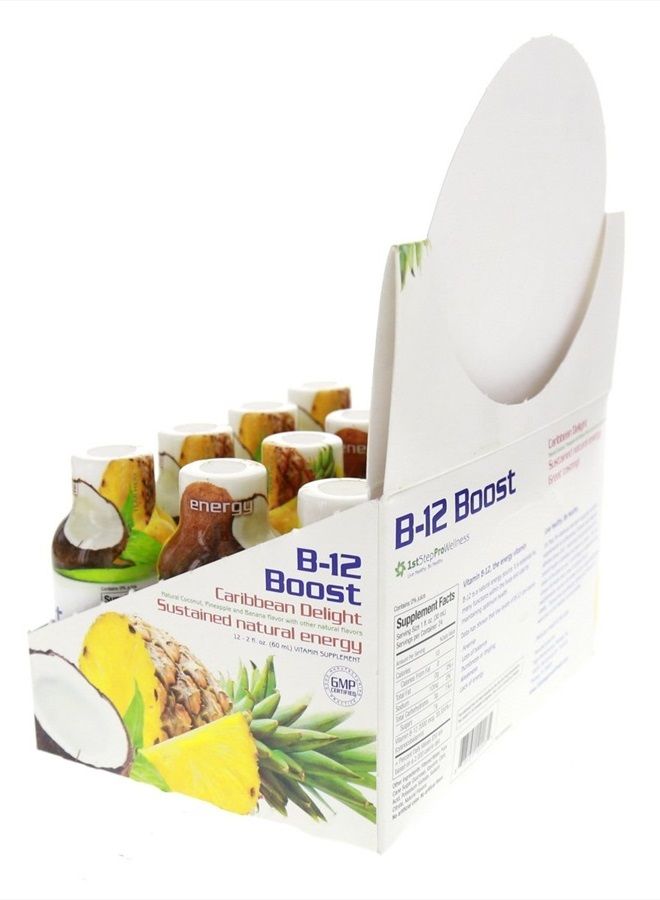 1st Step High Performance Fitness B-12 Boost, 12-2oz Bottles - Image 3