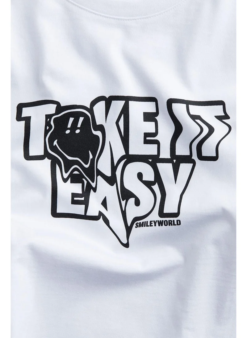اتش اند ام Printed T-shirt