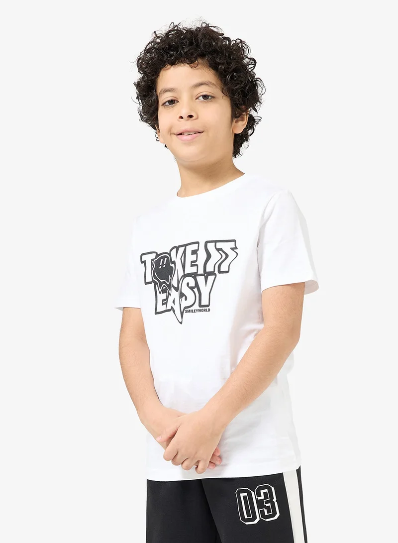 اتش اند ام تيشيرت مطبوع