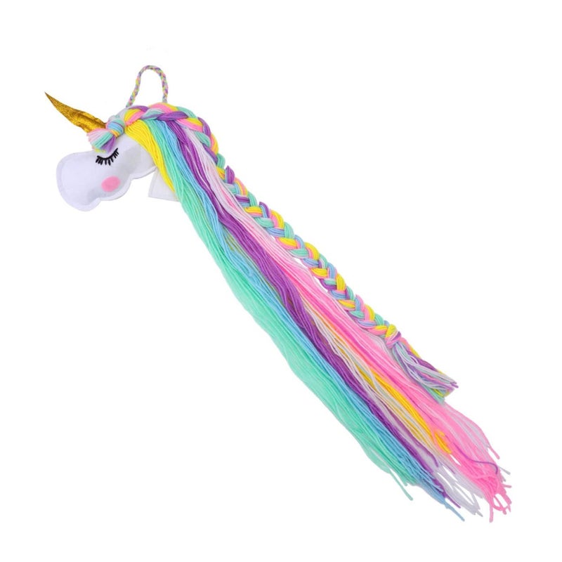 Unicorn Hair Clip Organizer Storage Belt Barrette Holder For Girls Pink - Image 2