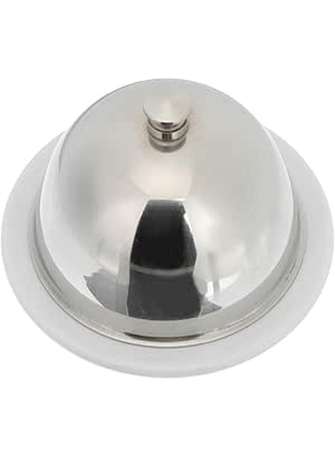 White Ceramic Butter Dish with Lid Heat Preserving Easy Clean Kitchen Tableware - Image 1