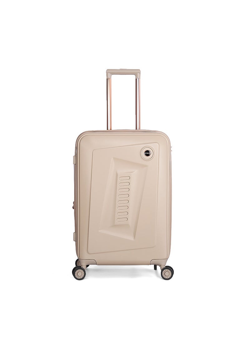 Fancl - Fancl Hardshell Luggage Trolley 4 pcs Set,Beige - Image 1