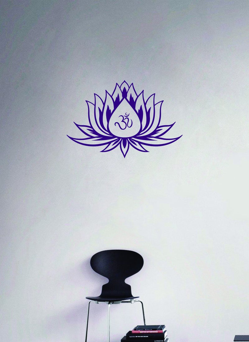 Spoil Your Wall Lotus Yoga  Wall Decal - Wall Arts Home Décor - Wall Sticker, 80x54 cm by Spoil Your Wall  - Image 1