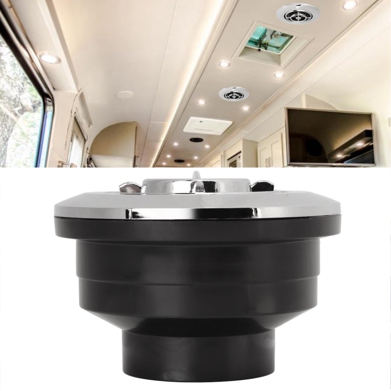 Rv Air Outlet: 20mm Max Installable Thickness Rotatable Design Abs Material - High Temperature Resistant Easy Installation Roof Vent for Rvs Engineering Commercial Special Vehicles - Image 1