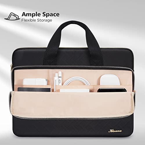 KIZUNA Laptop Sleeve Case 15.6 Inch Computer Carrying Handbag for 16" MacBook Pro M3 M1 M2 Max/15.6" Lenovo Legion 5/IdeaPad Gaming 3i/IdeaPad Flex 5i/Thinkbook 16+ /15.6" HP Envy x360 15/Dell XPS 15 - Image 2