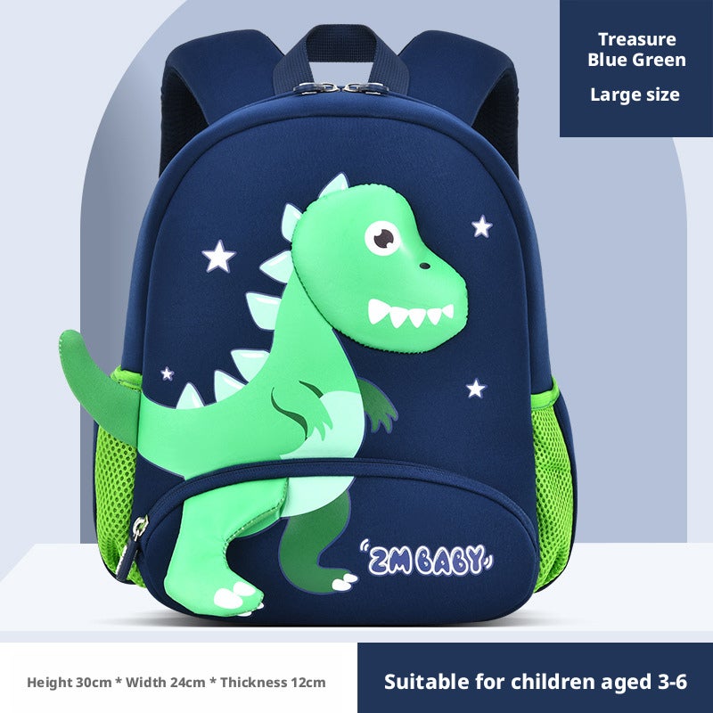 Cartoon Backpack for Kids, Lightweight and Cute, Neoprene, Mini Double-Shoulder Bag for Kindergarten - Image 4