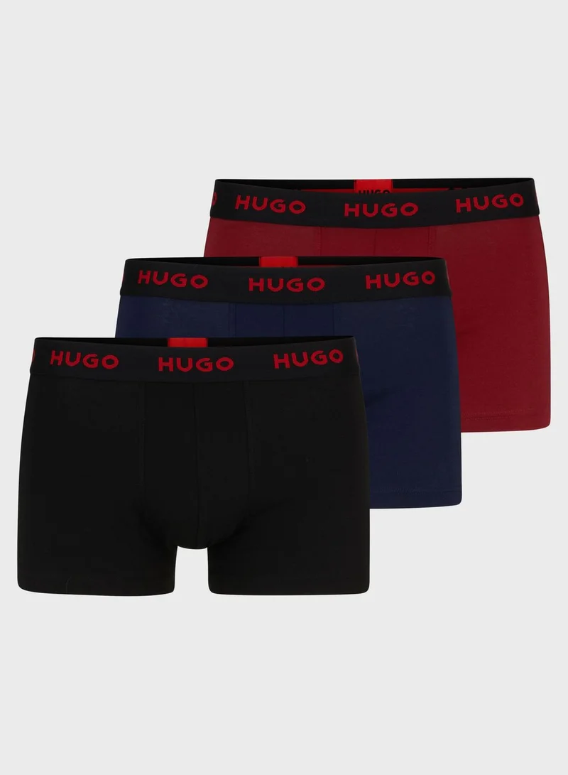 HUGO 3 Pack Essential Trunks