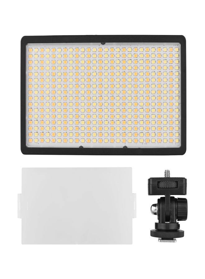 أندوير لوحة إضاءة فيديو LED-416 احترافية للتصوير الفوتوغرافي، مزودة بـ 416 مصباح LED ساطع، درجة حرارة لون ثنائية قابلة للتعديل من 3200 إلى 5600 كلفن، سطوع قابل للتعتيم، مع فتحة لولبية 1/4 بوصة، ورأس كروي للتثبيت على قاعدة باردة، مناسبة للتصوير الفوتوغرافي الخارجي، والتصوير في الاستوديو، والبث المباشر، ومؤتمرات الفيديو، والمكياج. - Image 3