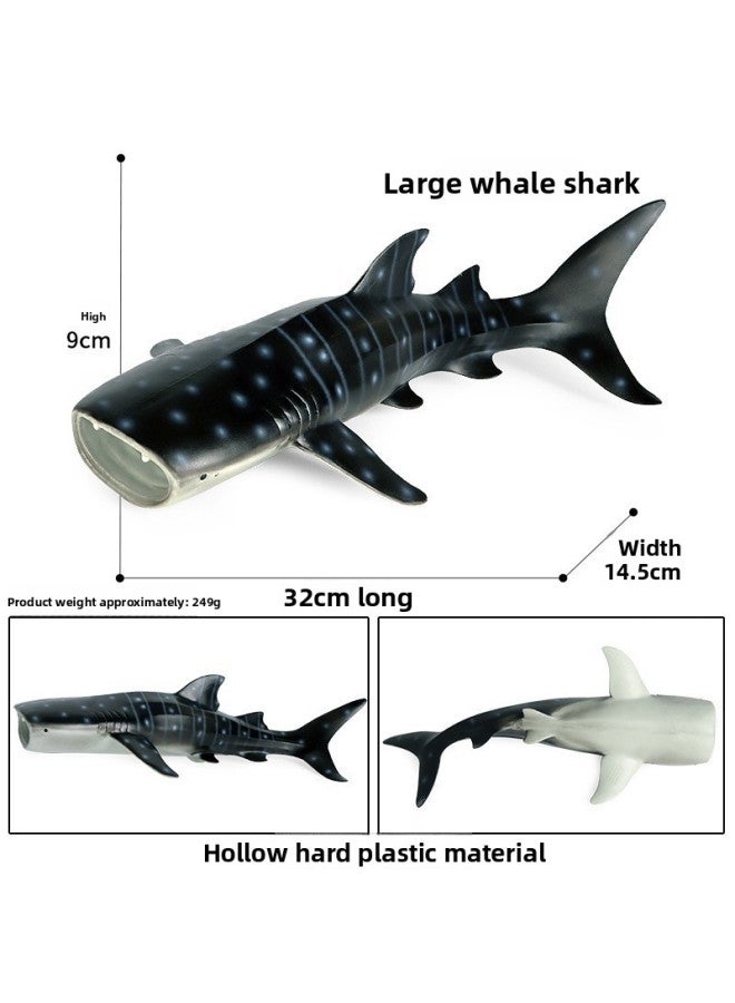 Solid Marine Animal Artificial Model Megalodon Great White Shark Orca Humpback Whale Blue Whale Solid Fish Tank Decoration 