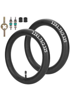 2 Pack 12.5X1.75/2.125/2.25 Front Wheel Replacement Inner Tubes Compatible With Kid Bicycle Go Jogging Bob Stroller Tire Tube Revolution Se/Pro/Flex/Su