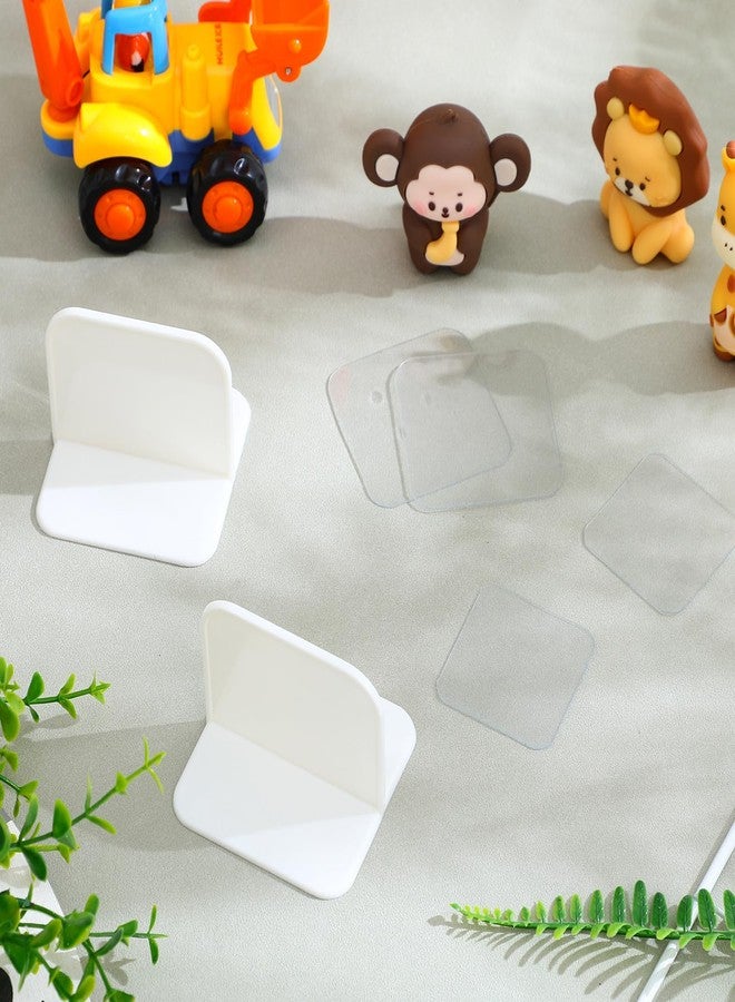 Garneck 8pcs Baby Playpen Reinforcement Replacement: Anti-Slip Playpen Stabilizer Adhesive Plastic Furniture Anchor Play Pen Fixing Base Accessories for Child Safety - Image 5