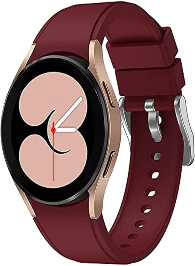 AWINNER Bands Compatible with SAMSUNG Galaxy Watch 4 Band, Adjustable Silicone Sport Watch Band Replacement Strap for Galaxy Watch4 Classic 46mm/Classic 42mm, Galaxy 4 40mm/44mm Men Women (Purple)