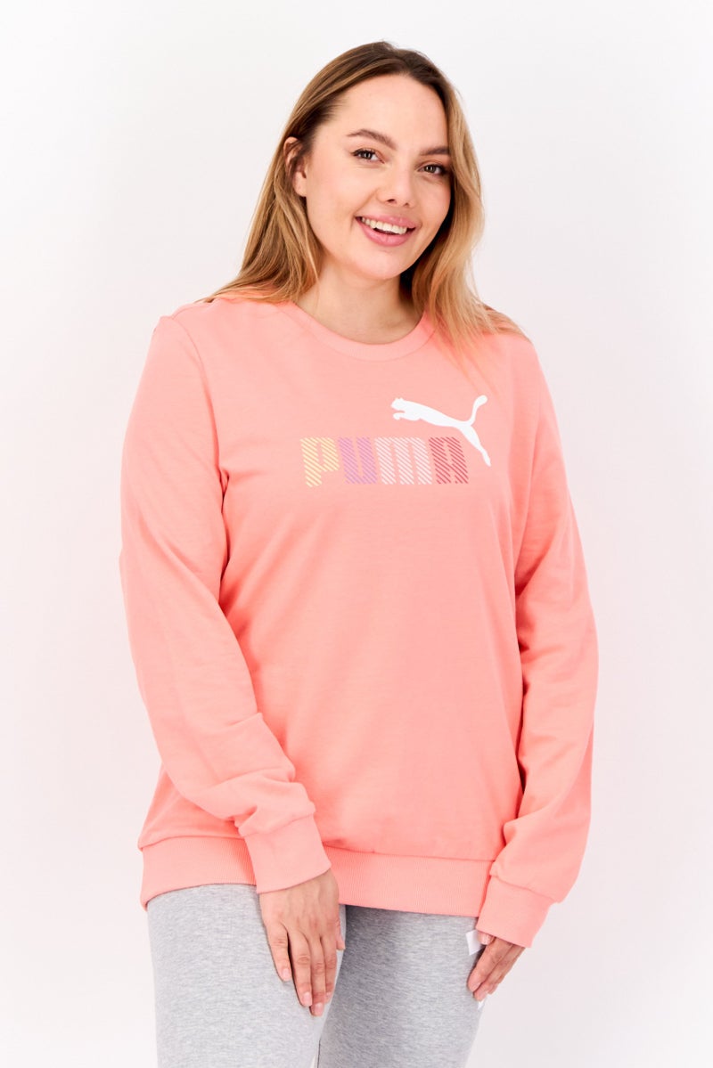 PUMA Women Sportswear Fit Long Sleeves Outdoor Sweatshirt, Pink  - Image 1