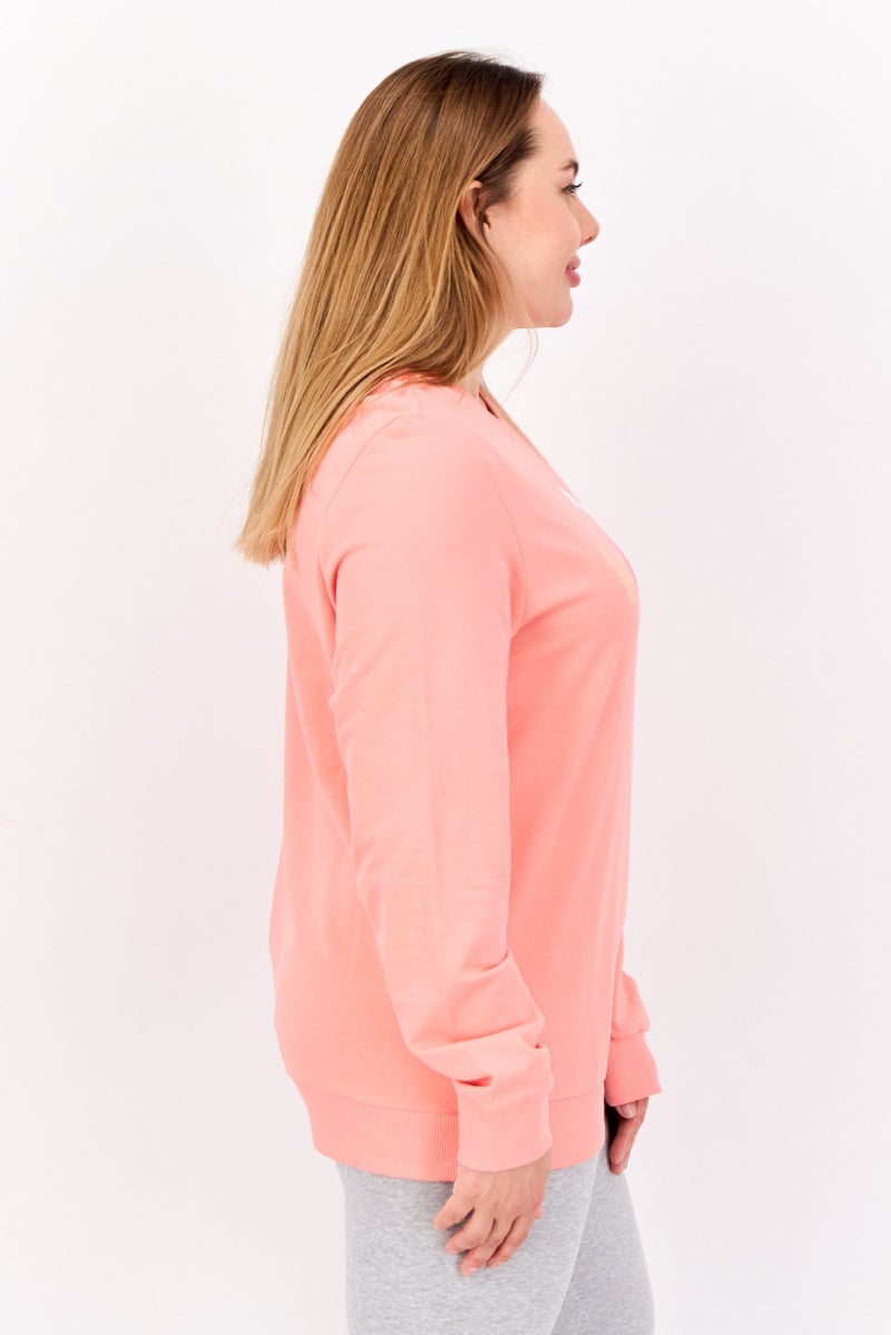PUMA Women Sportswear Fit Long Sleeves Outdoor Sweatshirt, Pink  - Image 2