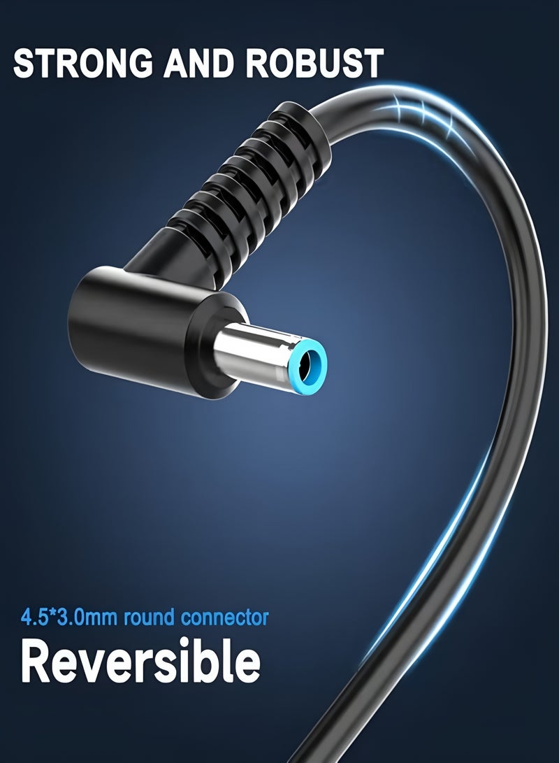 Apluynm 65W HP Laptop Charger, 19.5V 3.33A Power Supply Adapter for HP Pavilion x360 11 13 15, HP EliteBook 840 850 G5, HP ProBook 430 440 450 455 470 G4 G5 G6 G7 G8, HP 250 G6 255 G7 710412-001 741727-001 - Image 3