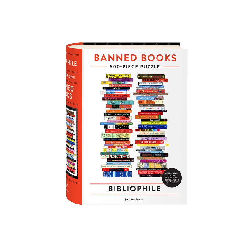 Chronicle Books Bibliophile Banned Books 500-Piece Puzzle - Image 5