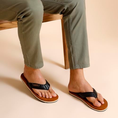 SPARX Men's Slipper, BLACK TAN,9UK,SF0159GBKTN0009 - Image 2