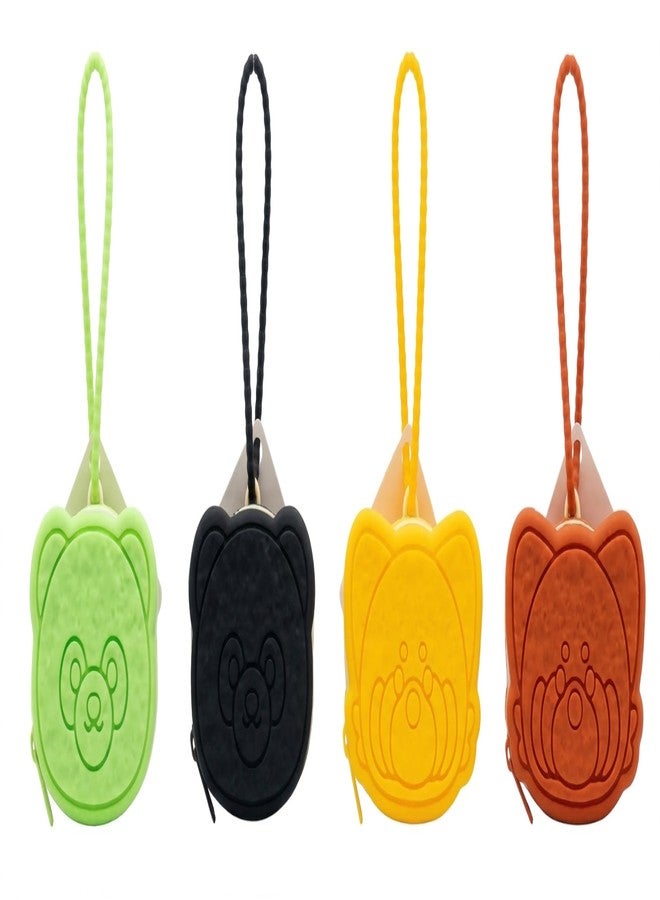 SID MAGIC Cute Silicone Animal Earbud Case & Mini Coin Purse with Keychain Loop (Random Color) - Image 1