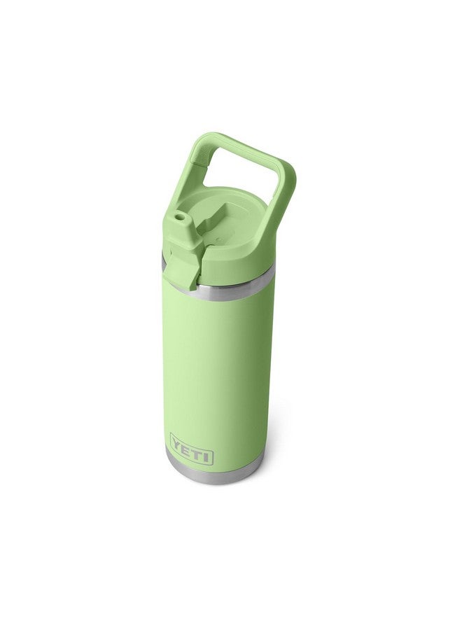 YETI YETI Rambler 18 oz Bottle, Vacuum Insulated, Stainless Steel with Color Matching Straw Cap, Key Lime - Image 1