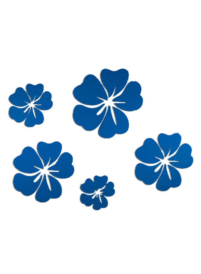 NIBEMINENT Mirror Style Detachable Wall Sticker Blue Large 24, medium 21, small 15, minimum 12cm - Image 1