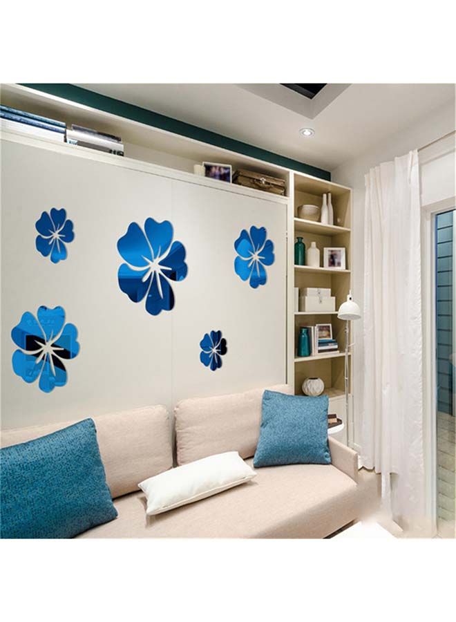 NIBEMINENT Mirror Style Detachable Wall Sticker Blue Large 24, medium 21, small 15, minimum 12cm - Image 2