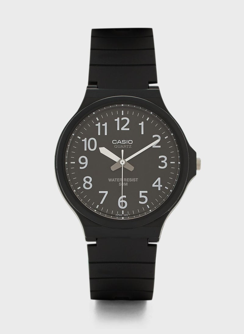CASIO Silicone Strap Analog Watch  - Image 1