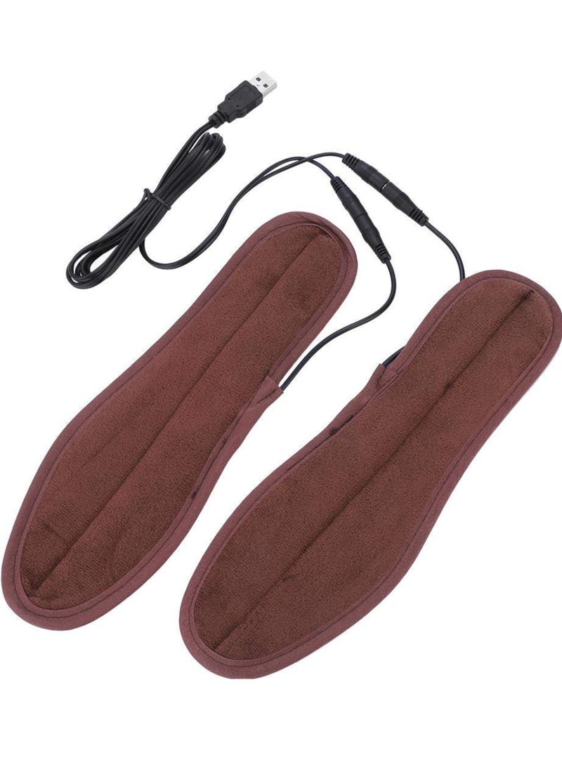 KASTWAVE USB Electric Heated Shoe Insoles Comfortable Feet Warmer Temperature Controller Foot Warmers for Men and Women  - Image 1