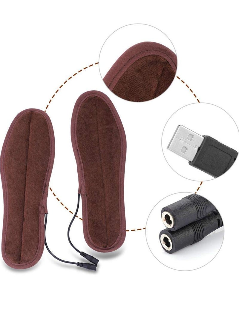 KASTWAVE USB Electric Heated Shoe Insoles Comfortable Feet Warmer Temperature Controller Foot Warmers for Men and Women  - Image 3
