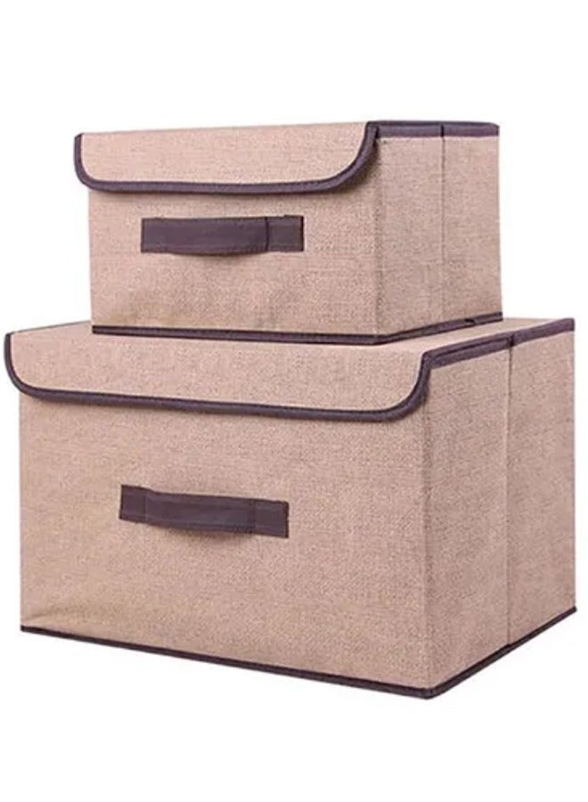 KLNAMAEAAN 2-Piece Foldable Cloth Storage Box - Image 1