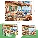 DAGIRT 500 Piece Puzzles for Adults Cozy Seaside Terrace Scene Jigsaw Puzzles with Dog and Cat Relaxing 500 Piece Puzzle Perfect for Family Time Wall Decor Gift for Adults Seniors 205 x 15 in - Image 4