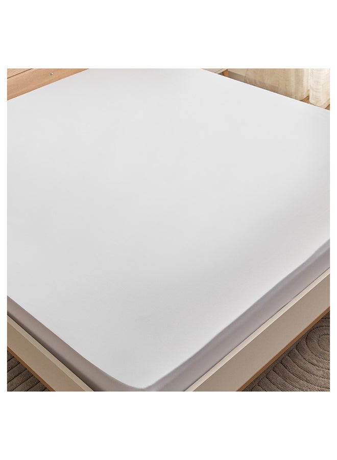 Home Box Grande Affordables White Haven Geta King/Super King Percale Cotton Flat Sheet 270 x 260 cm - Image 3