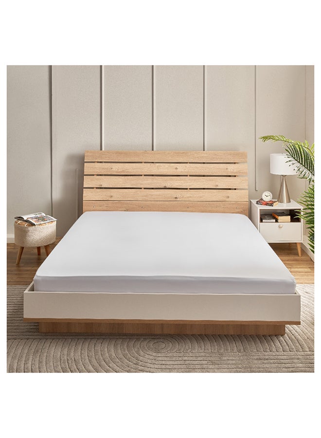 Home Box Grande Affordables White Haven Geta King/Super King Percale Cotton Flat Sheet 270 x 260 cm - Image 2